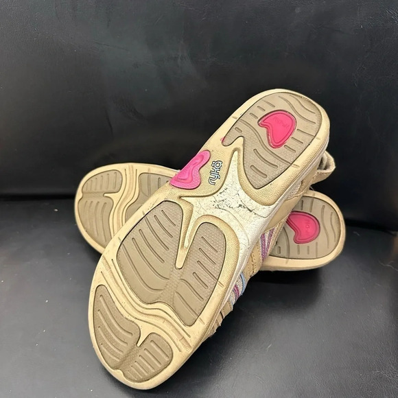 Ryka Ladies Leather Slip-On Active Shoes w/ Adjustable Ankle Strap - Picture 5 of 7